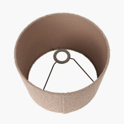 Pacific Lifestyle Taupe Boucle Tapered Lampshade - thumbnail 4