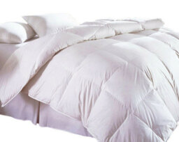Just So Home Luxury Goose Feather & Down Duvet Quilt 100% Cotton Downproof Cover  (Double, 13.5 Tog)