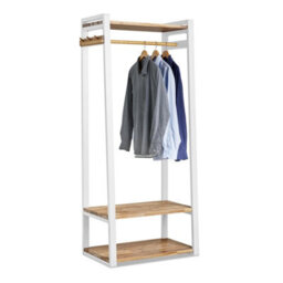 Statement Furniture Florence White Open Wardrobe With Shelves - thumbnail 1