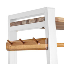 Statement Furniture Florence White Open Wardrobe With Shelves - thumbnail 6