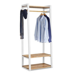 Statement Furniture Florence White Open Wardrobe With Shelves - thumbnail 5