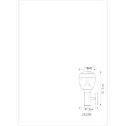 Luminosa Lighting Luminosa Callisto Outdoor Modern Wall Lamp Stainless Steel Ip44 Led 3000K - thumbnail 4