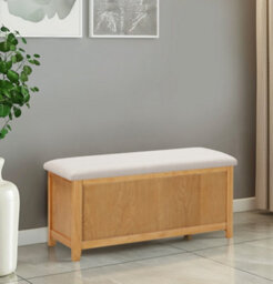 Hallowood Furniture Aston Blanket And Toy Box - thumbnail 1