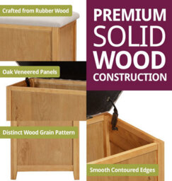 Hallowood Furniture Aston Blanket And Toy Box - thumbnail 6