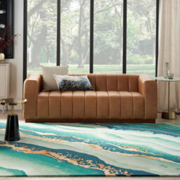 Green Wool Handmade Luxurious Optical/ (3D) Modern Rug Easy To Clean Living Room And Bedroom-236Cm X 297Cm - thumbnail 5