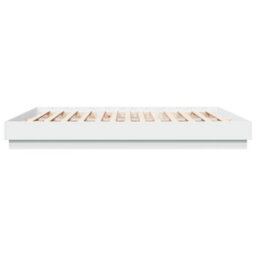 Berkfield Bed Frame With Led Without Mattress White 180X200 Cm Super King - thumbnail 7