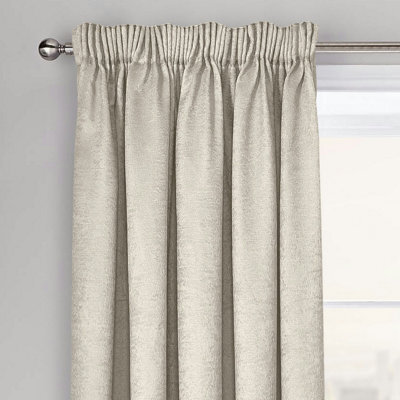 Velosso Westwood Dimout Pencil Pleat Curtains - Cream - image 1
