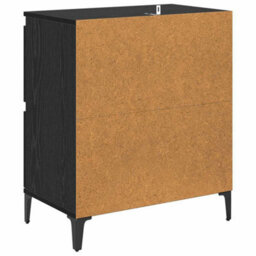 Walplus Sideboard Black Oak 60 X 35 X 70 Cm Engineered Wood And Iron - thumbnail 8