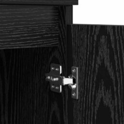 Walplus Sideboard Black Oak 60 X 35 X 70 Cm Engineered Wood And Iron - thumbnail 9