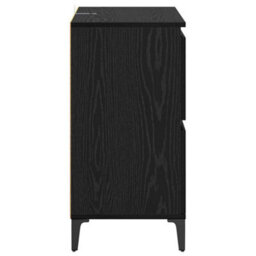Walplus Sideboard Black Oak 60 X 35 X 70 Cm Engineered Wood And Iron - thumbnail 7