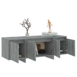 Berkfield Durable Tv Cabinet Grey Sonoma 120X30X40.5 Cm Engineered Wood - thumbnail 5