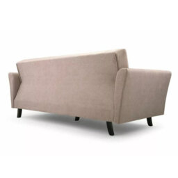 Linea Sofa Bed With Storage Compartment Bonell Springs Pull Out Sleep Function Khaki - thumbnail 7