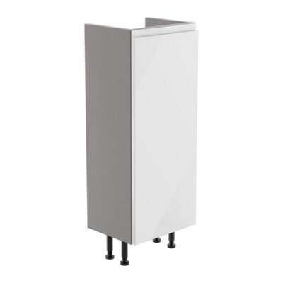 Westport Slim Gloss White Modern Freestanding Bathroom & Wet Room Base Unit (W)295mm (H)820mm - image 1