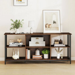 Tv Stand For 65 Inch  Tvs 3 Tier Entertainment Center W/power Outlets - thumbnail 3