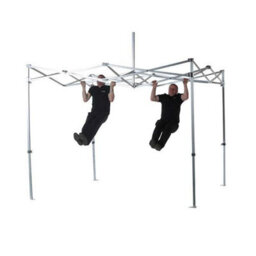 3M X 3M Heavy Duty Gazebo - Red - thumbnail 2