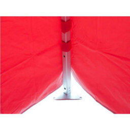 3M X 3M Heavy Duty Gazebo - Red - thumbnail 3