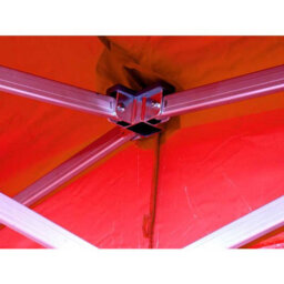 3M X 3M Heavy Duty Gazebo - Red - thumbnail 5