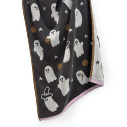 Allure Bath Fashions Luxury Pair Of Ghosties Halloween Hand Towels - 100% Cotton Spooky Tea Towels - thumbnail 3