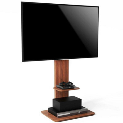 Universal Wooden Tv Floor Stand Tv Bracket Large Base - image 1