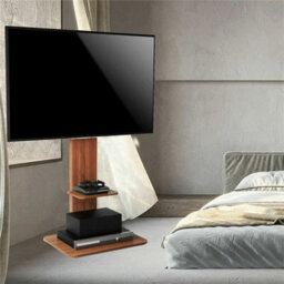 Universal Wooden Tv Floor Stand Tv Bracket Large Base - thumbnail 6