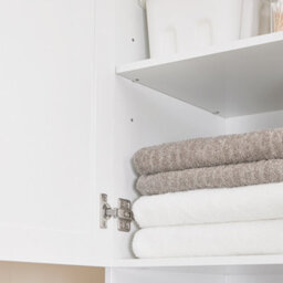 Sobuy Bzr216-W,tall Bathroom Cabinet With 1 Drawer Functional ,white,w40Xd38Xh180 - thumbnail 9