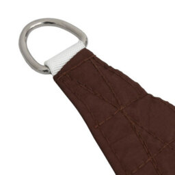 Berkfield Sunshade Sail Oxford Fabric Rectangular 2.5X4.5 M Brown - thumbnail 4