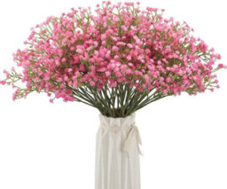 Artificial Baby Breath Flowers, Fake Gypsophila Bouquets, 24 Pcs - thumbnail 4