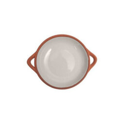 Dexam Sintra Small Glazed Terracotta Tapas Dish Stone