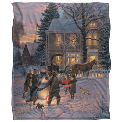 Jq Licensing All The Way Silky Laughing Supersoft Blanket Multicoloured (152Cm X 127Cm) - image 1
