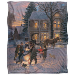 Jq Licensing All The Way Silky Laughing Supersoft Blanket Multicoloured (152Cm X 127Cm)