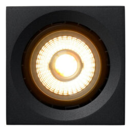 Lucide Fedler Modern Surface Mounted Ceiling Spotlight - Led Dim To Warm - Gu10 - 1X12W 2200K/3000K - Black - thumbnail 5