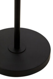 Orsina Clear Crystal Floor Lamp With Black Metal Frame, Elegant Transitional Floor Lamp With Crystal Beads - thumbnail 4