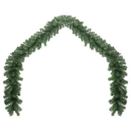 Berkfield Stylish Christmas Garland With Led Lights 20 M - thumbnail 1