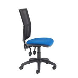 Mist 2 Mesh Back Office Chair - Blue Fabric - thumbnail 2