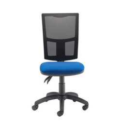 Mist 2 Mesh Back Office Chair - Blue Fabric - thumbnail 3