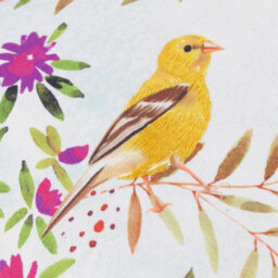 Evans Lichfield Daisy Hill Willow Birds Printed Polyester Filled Cushion - thumbnail 4