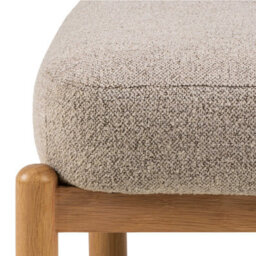 Wyld Haus Nook Cream Bouclé Lounge Chair With Oak Legs - thumbnail 8