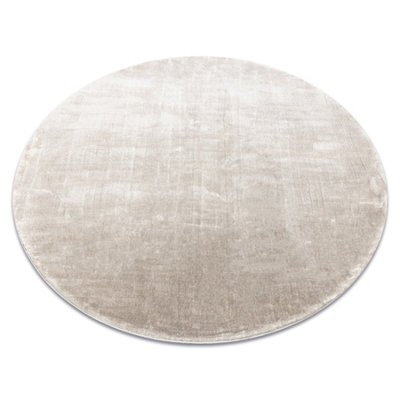 RugsX Carpet Visco Circle Silver 3 Plush, Imitation Of Rabbit Fur  Circle 160 Cm - image 1