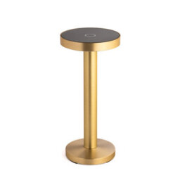 Auraglow Rechargeable Cordless Led Table Lamp - Milan - Brass
