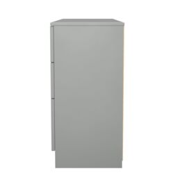 Messina Matt Dusk Grey 6 Drawer Non-Extendable Desk (H)785mm (W)1254mm (D)386mm - thumbnail 6