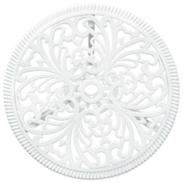 Berkfield Modern Garden Bistro Set 3 Pcs White Aluminium - thumbnail 8