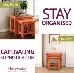 Hallowood Furniture Cotswold Nest Of 2 Tables - thumbnail 6