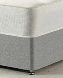 Somnior Beds Somnior Tweed Grey Memory Foam Divan Bed With Mattress - Double - thumbnail 2
