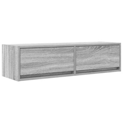 Berkfield Modern Tv Cabinet Grey Sonoma 100X31X25,5 Cm Engineered Wood