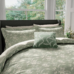 V&a Daffodil Dreams Duvet Cover Set King Size Green - thumbnail 3