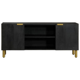 Berkfield Tv Cabinet Black 105X33X46 Cm Engineered Wood - thumbnail 3