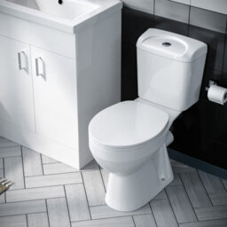 Nes Home 600mm Basin White Vanity & Wc Toilet Pan - thumbnail 4