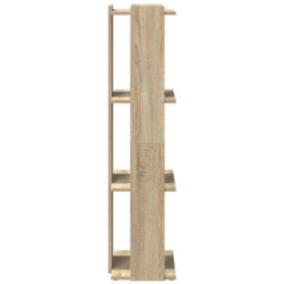 Berkfield Bookcase 3-Tier Sonoma Oak 60X30X120 Cm Engineered Wood - thumbnail 5