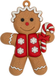 Festive Fix Gingerbread Christmas Tree Ornaments 15 Pack Hanging Decorations For Xmas Tree Wreaths Gifts Home Holiday Decor - thumbnail 7