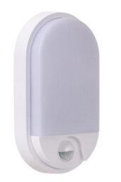 Lucide Hups Ir - Pir Wall Light Outdoor - Led - 1X10W 3000K - Ip54 - White - thumbnail 2